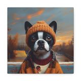 Lola the Skater Tramp – Boston Terrier Wall Art for Dreamers, Dog Lovers & X Games Hopefuls