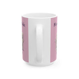 Meow-ning Mode Activated Mug – Kawaii Cat Girl Coffee Mug for Bookworms & Cozy Mornings