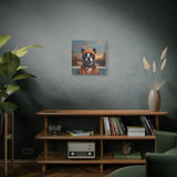 Lola the Skater Tramp – Boston Terrier Wall Art for Dreamers, Dog Lovers & X Games Hopefuls