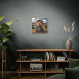 Rafe of the Dales – Yorkshire Terrier Shepherd Dog Canvas Wall Art
