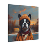 Lola the Skater Tramp – Boston Terrier Wall Art for Dreamers, Dog Lovers & X Games Hopefuls