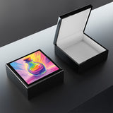 Fantasy Potion Jewelry Box – Magical Wooden Keepsake with Rainbow Potion Art | Bookish Gift for Fantasy Lovers