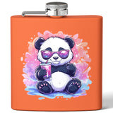 Sippin’ Panda Book Flask – 6oz Stainless Steel Kawaii Flask | Cute Gift for Bookworms & Cozy Readers