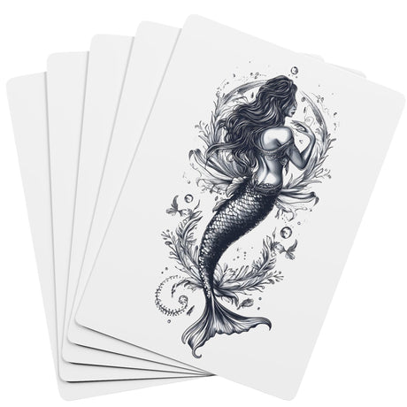 Mermaid Fantasy Poker Deck – Mythical Playing Cards for Fantasy Lovers