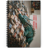 Beware: Library Guard Dragon Notebook – Spiral Ruled Journal for Book Dragons, Bookwyrms & Librarians