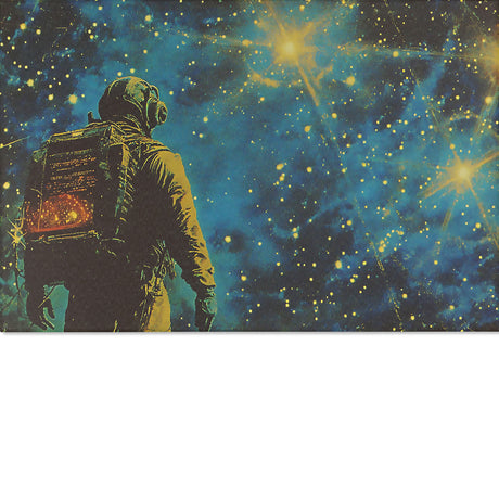 Cosmic Traveler – Galaxy Astronaut Area Rug for Sci-Fi Dreamers & Bookish Adventurers