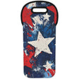 Star-Spangled Wine Tote – Patriotic Wine Bag for Book Lovers