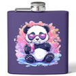 Sippin’ Panda Book Flask – 6oz Stainless Steel Kawaii Flask | Cute Gift for Bookworms & Cozy Readers