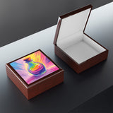 Fantasy Potion Jewelry Box – Magical Wooden Keepsake with Rainbow Potion Art | Bookish Gift for Fantasy Lovers