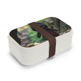 Amigurumi Ninja Bento Box – Fantasy Lunch Box for Book Lovers with Utensils & Wood Lid